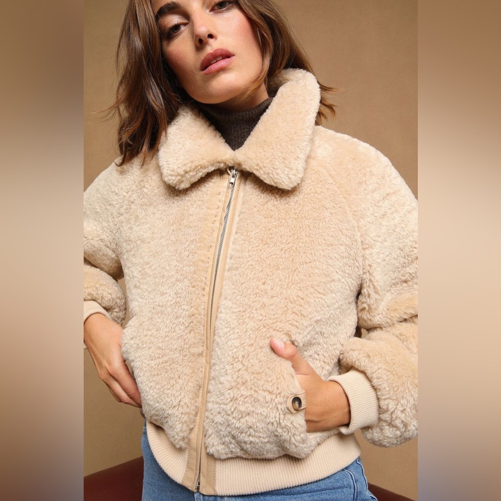 Rouje Teddy-Bear Bomber Jacket - “Bastien”